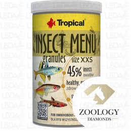 TROPICAL Insect Menu Granules - Size XXS - 1000ml