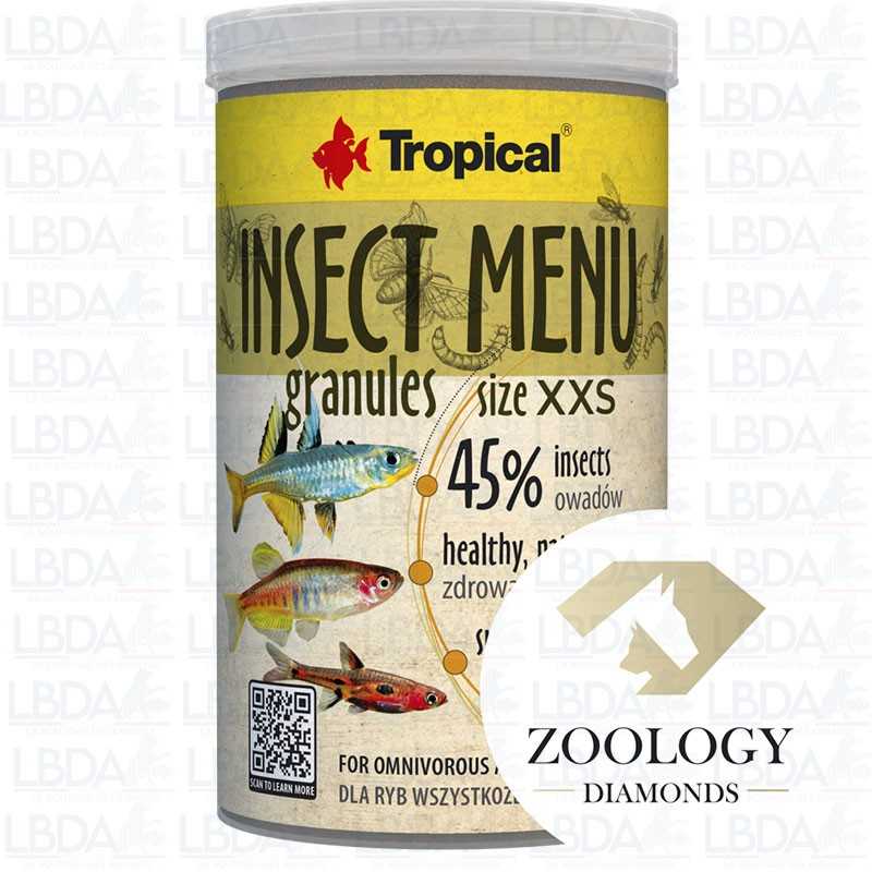 TROPICAL Insect Menu Granules - Size XXS