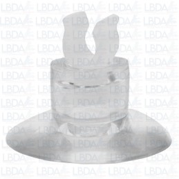 HOBBY Suction Cup with Clips transparent 4/6 mm