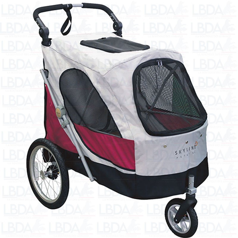 PETSTRO Poussette Aventura XL - Coloris rouge PETSTRO Poussette Aventura XL - Coloris rouge