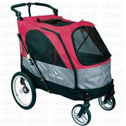 PETSTRO Roter Safari-Kinderwagen