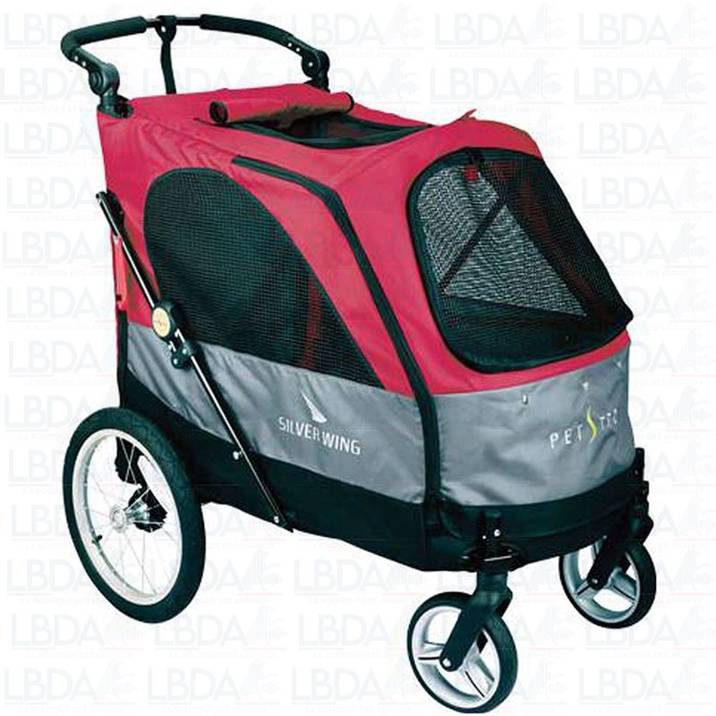 PETSTRO Poussette Safari rouge PETSTRO Poussette Safari rouge