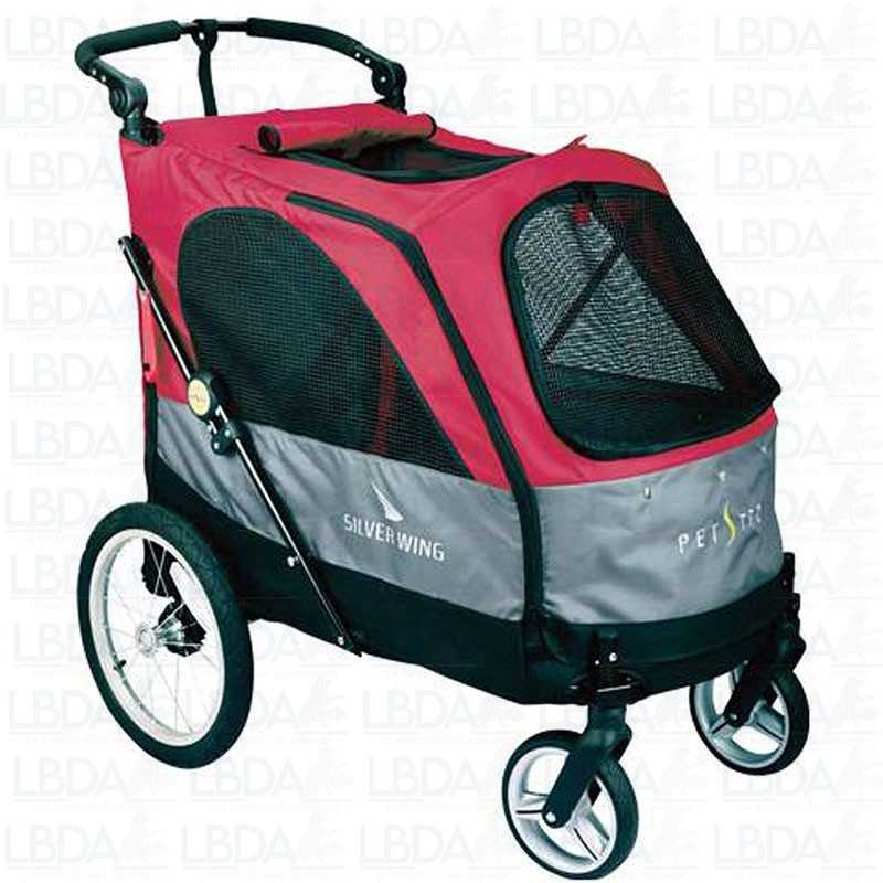 PETSTRO Roter Safari-Kinderwagen PETSTRO Roter Safari-Kinderwagen