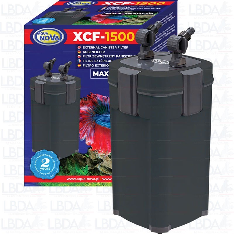 AQUA NOVA Filtre Externe XCF-1500 + Lampe UV AQUA NOVA Filtre Externe XCF-1500 + Lampe UV