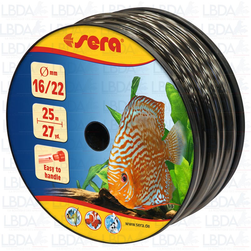 SERA Grauer flexibler Schlauch 16/22mm - Meterware SERA Grauer flexibler Schlauch 16/22mm - Meterware