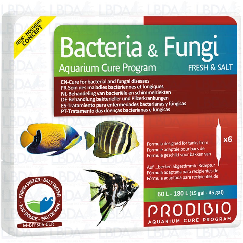 PRODIBIO Bacteria et Fungi Fresh & Salt - 6 ampoules PRODIBIO Bacteria et Fungi Fresh & Salt - 6 ampoules
