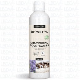 Shampooing  Naturel Bio Tous Pelages BIOVETOL 240ml
