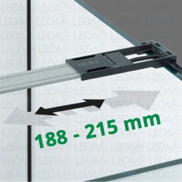 NEWA Slim Led Daylight NS 128 con staffa regolabile da 140 a 215 mm.