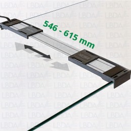 NEWA Slim Led Daylight NS 528 mit verstellbarer Halterung von 546 bis 615mm.