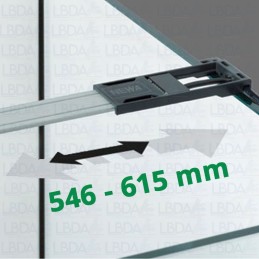 NEWA Slim Led Daylight NS 528 mit verstellbarer Halterung von 546 bis 615mm.