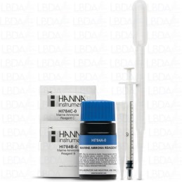 HANNA INSTRUMENTS HI784-25 Réactifs ammoniaque en eau de mer pour Mini-photomètre Checker HI784