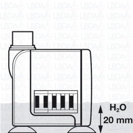 NEWA Pompe Micro MC320 - 320 l/h %separator% Aquarium eau douce / mer