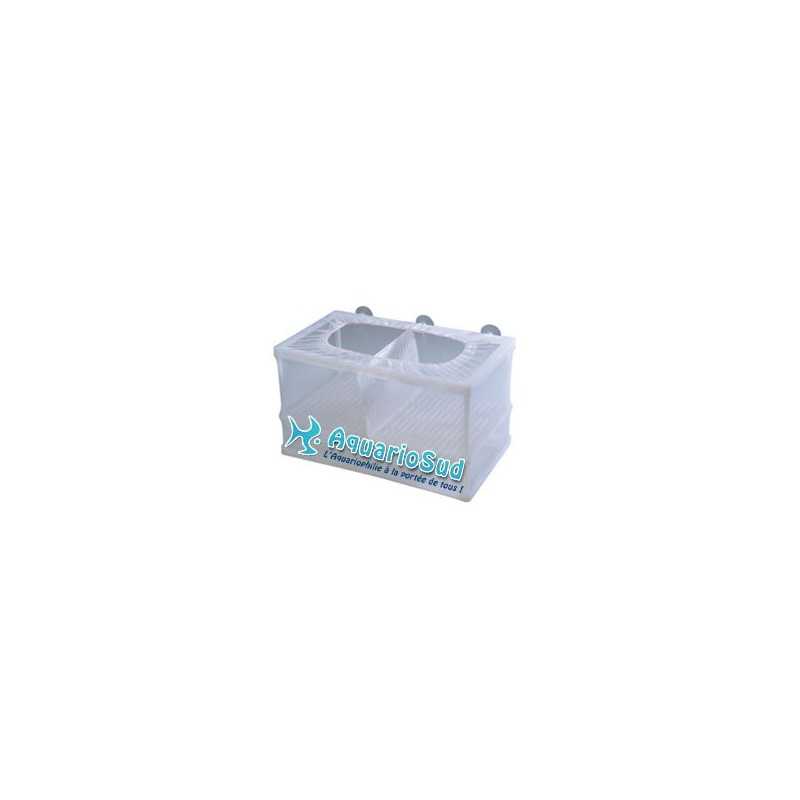 Isolator, double compartment separator for fish