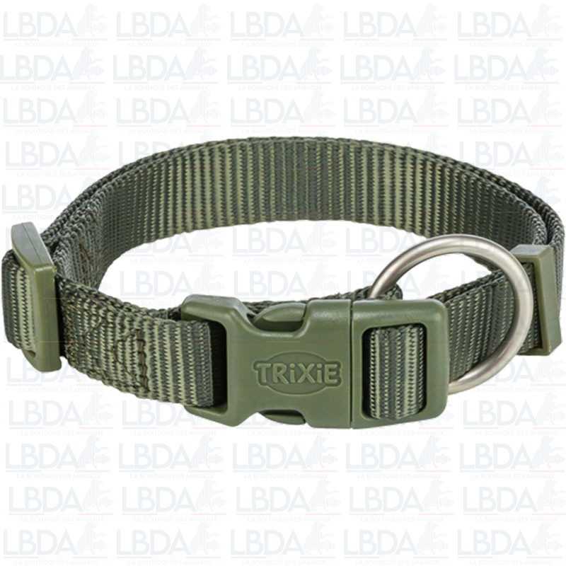Collar premium para perros TRIXIE - Verde oliva