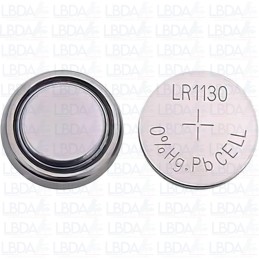 Pile bouton alcaline AG10 LR1130 1,5 V sans mercure - x2