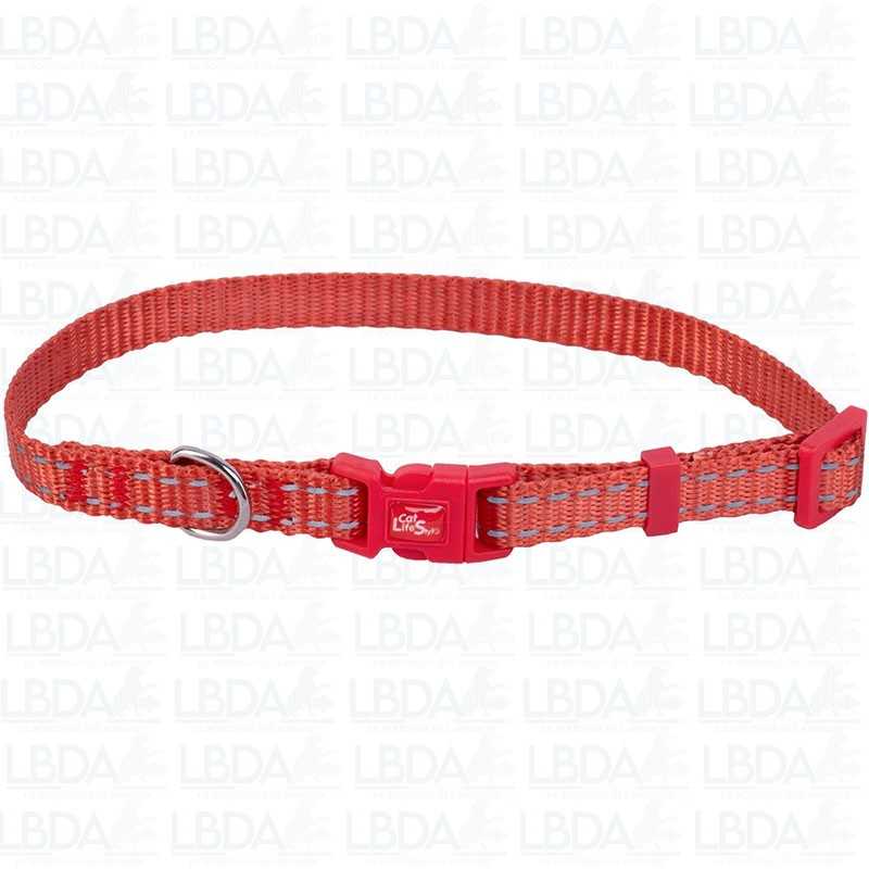 PETNOVA Reflektierendes Hundehalsband – Rot