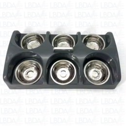 Comedero para cachorros de 6 tazones