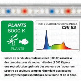 NEWA Slim Led Plants NSP 278 - Indice di resa cromatica (CRI)