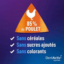 Friandises Anti-Tartre au Poulet - Chien de 15 kg et plus