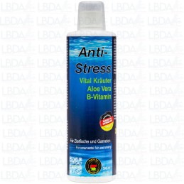 DISCUSFOOD Antiestrés 500 ml - Acondicionador de agua para acuarios
