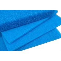 mousse bleue pour aquarium