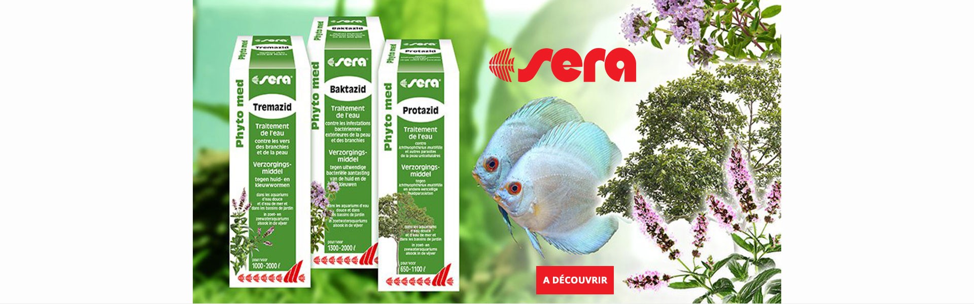 SERA Phyto Med - Traitements de l'eau à base de plantes pour poissons d'ornement
